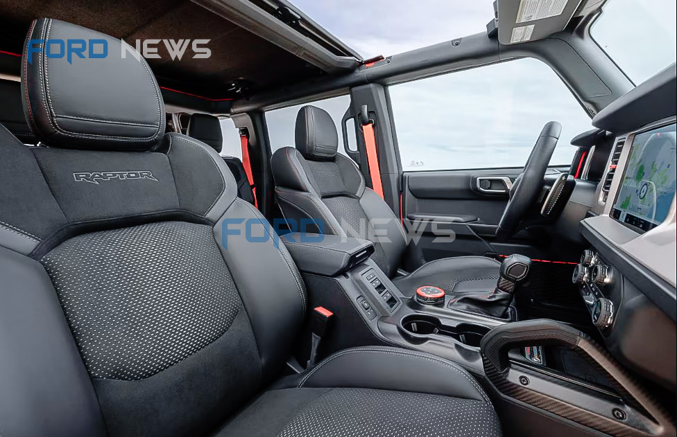 2025 Ford Bronco Raptor Interior 2025 Ford Bronco Raptor Interior